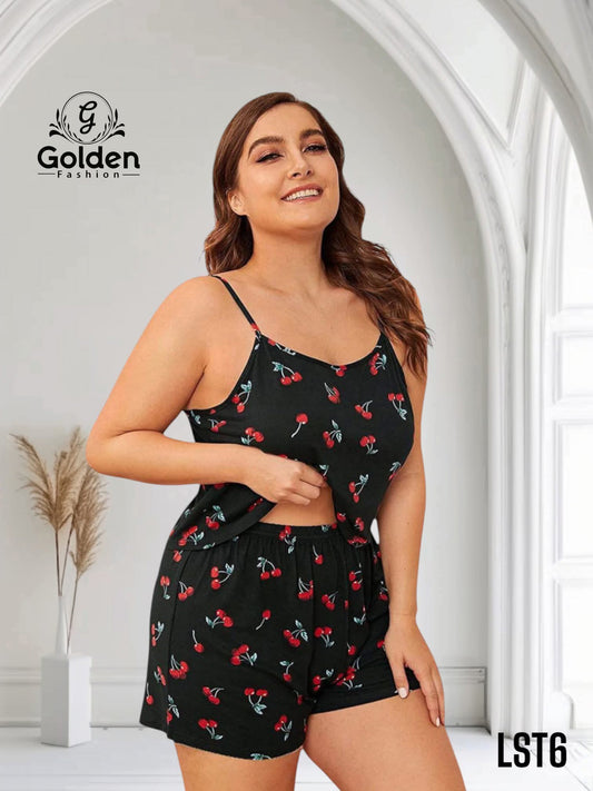 Women's Summer Comfortable Short Tops Set